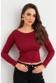 Kadın Bordo Bluz MX9390