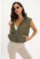 Kadın Haki Şişme Yelek DAF4910
