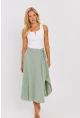 Kadın Mint Asimetrik Etek LV176