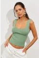 Kadın Mint Triko Atlet YV117
