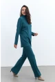 Kadın Petrol Alt Üst Pantolon Takım MTF28