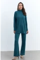 Kadın Petrol Alt Üst Pantolon Takım MTF28