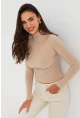 Kadın Vanilya Büzgülü Bluz ELT3568