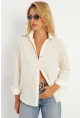 Kadın Vanilya Gömlek KED714