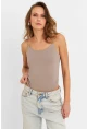 Kadın Vizon Çıtçıtlı Body ZH129