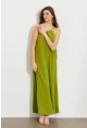 Kadın Yeşil Maxi Basic Elbise İRE1012