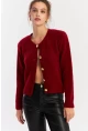 Kadın Bordo Hırka YV285