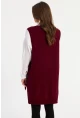 Kadın Bordo Triko Süveter MYV103