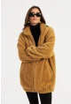 Kadın Camel Peluş Mont MLYT58