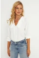 Kadın Ekru Fırfırlı Gömlek RLO19