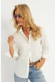 Kadın Ekru-Mavi Gömlek KED714
