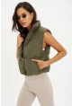 Kadın Haki Şişme Yelek DAF4910