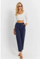 Kadın İndigo Keten Pantolon DMR340