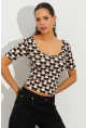 Kadın Multi Desenli Bluz LPP1224