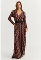 Kadın Multi Kruvaze Maxi Elbise VTN3