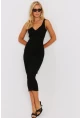 Kadın Siyah Triko Elbise YZ631