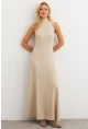 Kadın Vanilya Basic Maxi Elbise MTF29