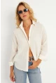 Kadın Vanilya Gömlek KED714