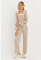 Kadın Vanilya Palazzo Eşofman Altı ALB6011