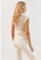 Kadın Vanilya Triko Bluz MP20149