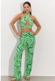 Kadın Yeşil Crop Takım LPP1215