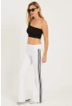 Kadın Beyaz İspanyol Paça Eşofman Altı SF2542