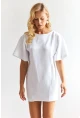 Kadın Beyaz Mini Elbise KAZ22