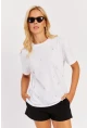 Kadın Beyaz Taşlı Bluz SGT401