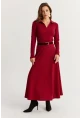 Kadın Bordo Çan Etek MLON3005
