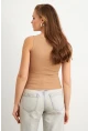 Kadın Camel Patlı Kaşkorse Bluz MK02