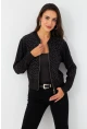 Kadın Siyah Taşlı Ceket RLO81