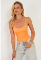 Kadın Turuncu Kaşkorse Body AYD367