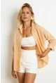 Kadın Vanilya Basic Gömlek K1251