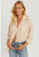 Kadın Vanılya Gömlek Q987