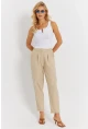Kadın Vanilya Keten Pantolon DMR340