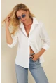 Kadın Beyaz Basic Gömlek ZER411