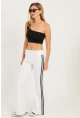 Kadın Beyaz İspanyol Paça Eşofman Altı SF2542