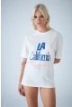 Kadın Beyaz Pinterest T-Shirt RAİ011