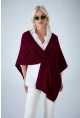 Kadın Bordo Triko Şal YV358