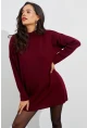 Kadın Bordo Triko Tunik YV110