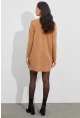 Kadın Camel Triko Tunik YV110