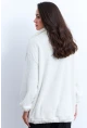 Kadın Ekru Peluş Mont LYT58