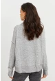 Kadın Gri Yumoş Sweatshirt İZ87