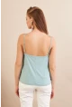 Kadın Mint Degaje Yaka Bluz LPP1286-90
