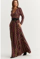 Kadın Multi Kruvaze Maxi Elbise VTN3