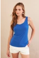 Kadın Saks Basic Bluz LPP1241-90