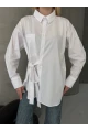 Bağlama Detay Oversize Gömlek