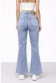 Kadın İspanyol Paça Esnek Jean