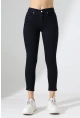 Lacivert Yüksek Bel Skinny Fit Jean Pantolon