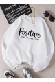 Positive Energy Sweatshirt Beyaz